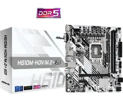 Дънна платка ASRock H610M-HDV/M.2+ D5 LGA1700