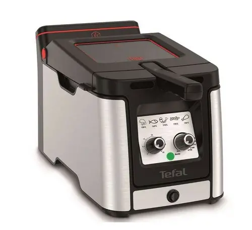 Фритюрник, Tefal FR600D10, CLEAR DUO (ODORLESS), 1.2kg (3.5L), 2000W, adjustable temp & timer (30min), removable bowl, cool touch, on/off