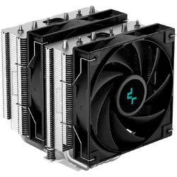 DeepCool AG620, CPU Air Cooler, 2x120mm PWM Fan, TDP 260W, 6 Heatpipes, LGA2066/2011-v3/2011/1700/1200/115x, AMD AM5/AM4, 129x136x157 mm(LxWxH), 2Y, R-AG620-BKNNMN-G-1