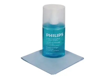 Philips почистващ комплект for LCD/LED/Plasma дисплей Eco-friendly - спрей+кърпичка