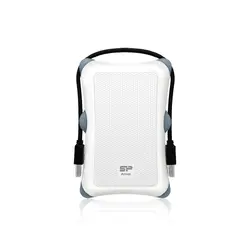 SILICON POWER External 2.5inch HDD case A30 SATA USB 3.0 Anti-Shock White