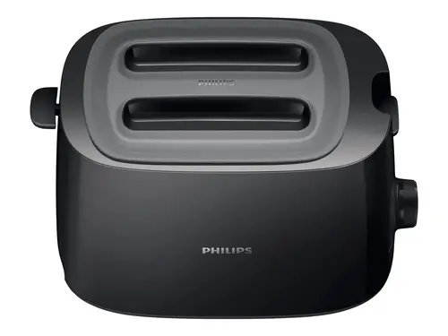 PHILIPS Тостер Daily Collection  2 големи отделения с променлива ширина 8 настройки черен