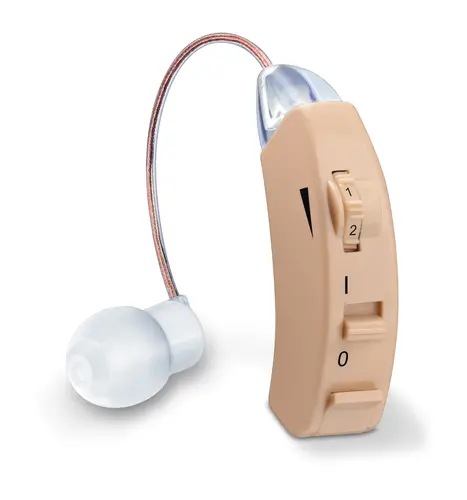 Слухов усилвател, Beurer HA 50 hearing amplifier, Frequency range: 100 to 6000 Hz, Amplification: max. 40 dB, Volume: max. 128 dB