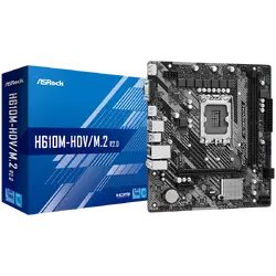 Дънна платка ASRock H610M-HDV/M.2 R 2.0, LGA1700, DDR4, mATX