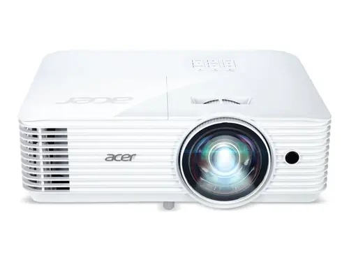 Мултимедиен проектор, Acer Projector S1286Hn, DLP, Short Throw, XGA (1024x768), 3500 ANSI Lumens, 20000:1, 3D, HDMI, VGA, LAN, RCA, Audio in, Audio out, VGA out, DC Out (5V/1A, USB-A), Speaker 16W, Bluelight Shield, 3.1kg, White
