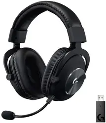 Слушалки, Logitech PRO X Wireless Headset, Lightspeed Wireless, PRO-G 50 mm Drivers, 7.1 DTS Headphone:X 2.0 Surround, Leather/Mesh Memory Foam Ear Cushions, Blue Voice Microphone, Black