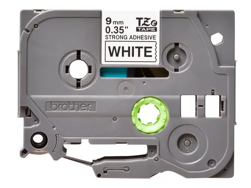 Консуматив, Brother TZe-S221 Tape Black on White, Strong Adhesive, 9mm, 8m
