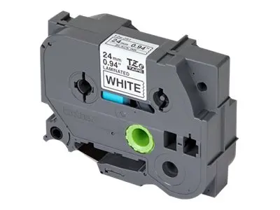 Консуматив, Brother TZe-251 Tape Black on White, Laminated, 24mm - Eco