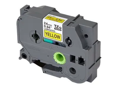 Консуматив, Brother TZe-651 Tape Black on Yellow, Laminated, 24mm - Eco