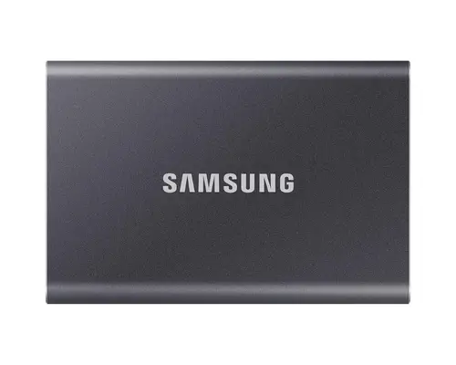 Твърд диск, Samsung Portable SSD T7 2TB, USB 3.2, Read 1050 MB/s Write 1000 MB/s, Titan Gray