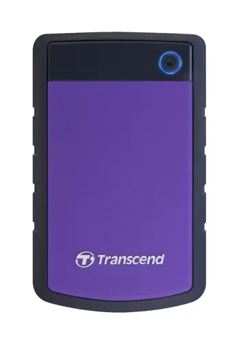 Твърд диск, Transcend 1TB, 2.5" Portable HDD, StoreJet H3, Purple, Anti-shock Твърд диск, Transcend 1TB, 2.5" Portable HDD, StoreJet H3, Purple, Anti-shock