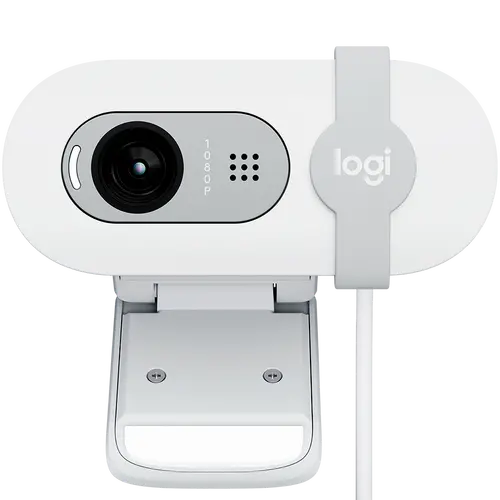 Уебкамера, Logitech Brio 100 Full HD Webcam - OFF-WHITE - USB - N/A - EMEA28-935 - WEBCAM