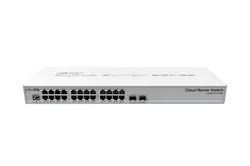 Суич Mikrotik CRS326-24G-2S-RM, 24xGigabit LAN, 2xSFP+ cages