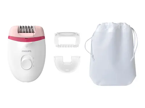 PHILIPS Компактен епилатор с кабел Satinelle Essential opti-light + 3 принадлежности