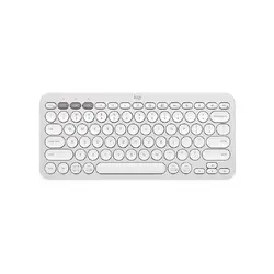 Клавиатура, Logitech Pebble Keys 2 K380s - TONAL WHITE - US INT'L - BT - N/A - INTNL-973 - UNIVERSAL
