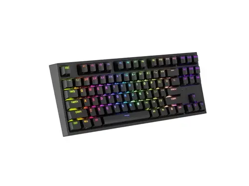 Клавиатура, Genesis Gaming Keyboard Thor 404 TKL Black RGB Backlight US Layout Yellow Switch