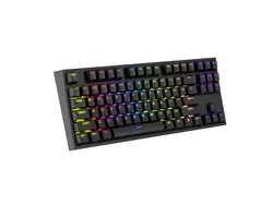 Клавиатура, Genesis Gaming Keyboard Thor 404 TKL Black RGB Backlight US Layout Yellow Switch