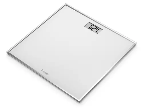 Везна, Beurer GS 120 Kompakt Glass bathroom scale  black; Automatic switch-off, overload indicator; 150 kg / 100 g