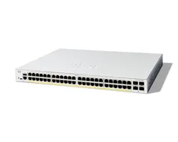 Комутатор, Cisco Catalyst 1200 48-port GE, PoE, 4x1G SFP