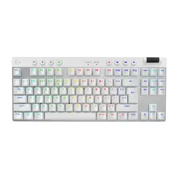 Клавиатура, Logitech G PRO X TKL LIGHTSPEED Gaming Keyboard - WHITE - US INT'L - 2.4GHZ/BT - N/A - EMEA28-935 - TACTILE