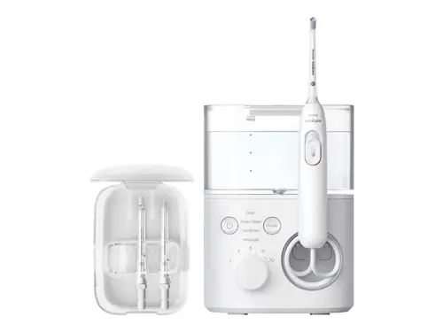 PHILIPS Cordless Power Flosser 7000 Технология Quad Stream 4 режима за почистване със зъбен душ 10 степени на интензивност