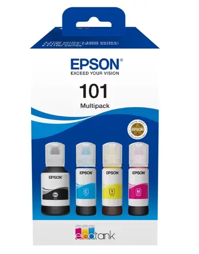 Консуматив, Epson 101 EcoTank 4-colour Multipack Консуматив, Epson 101 EcoTank 4-colour Multipack