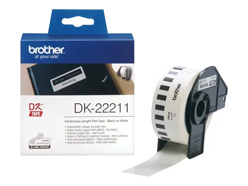 Консуматив, Brother DK-22211 White Continuous Film Tape 29mm x 15.24m