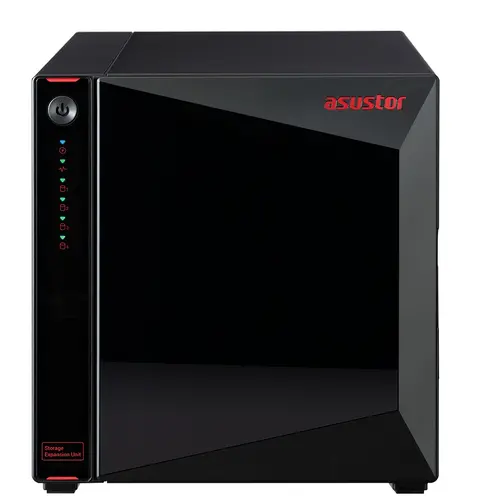 Мрежов сторидж, Asustor AS5004U, USB Expansion Unit , Asustor Xpanstor 4 AS5004U 4 Bay NAS Storage Capacity Expander, 4 x SATA3 6Gb/s; 3.5"/2.5" HDD/SSD, 1 x Type C, Black