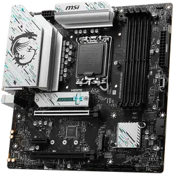MSI Main Board Desktop B760M GAMING PLUS WIFI, LGA 1700, 4xDDR5, mATX, Dual Channel DDR5 6800(OC)MHz, 2x PCIe x16 slots, 2x M.2 slots, 2x HDMI, 2x USB 3.2 Gen 2x2, 4x USB 3.2 Gen 1, 4x USB 2.0, 7.1 HD Audio, 2.5Gbps LAN, WI-Fi 6E, BT, 3Y