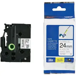 Консуматив, Brother TZe-FX251 Tape Black on White, Flexible ID, 24mm, 8m