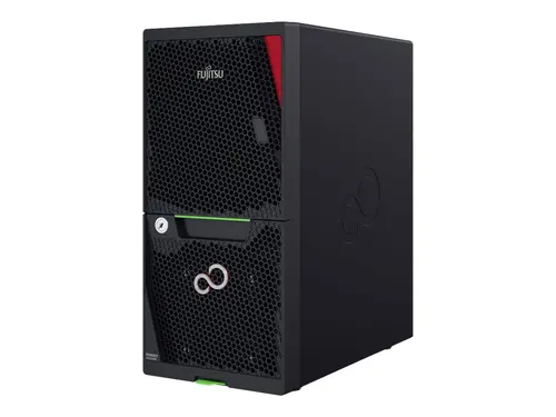 Сървър, Fujitsu PRIMERGY TX1310 M5, Intel Xeon  E-2324G 4C/4T 3.10 GHz, 1x32GB 2Rx8 DDR4-3200 U ECC, 2xSSD SATA 6G 480GB Read-Int. 3.5" N H-P, Max.4x3.5", RAID 0/1/10, 2x1GB(RJ45), ErP Lot9 conf.for SSD, No PCord, 2x M2 slots, TPM 2.0 V1, PSU 284W, FTS wide/FTS