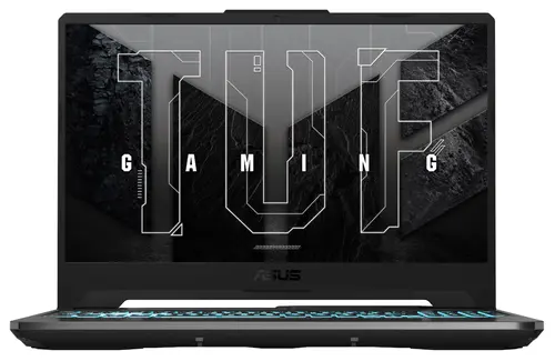 Лаптоп, Asus TUF A15 FA506NF-HN009,AMD Ryzen5 7535HS/H (6-core/12-thread,16MB cache, up to 4.5 GHz ),15.6" FHD (1920x1080)144 Hz,16GB DDR5 4800(2*8),512 GB M.2 SSD,RTX 2050 4GB GDDR6,Wi-Fi 6(802.11ax),Backlit Chiclet Keyboard 1-Zone RGB, no OS, Graphite Black