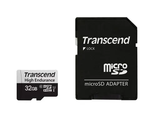 Памет, Transcend 32GB micro SD w/ adapter U1, High Endurance