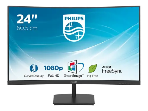 PHILIPS monitor 241E1SC 23.6inch VA Curved 1500R 1920x1080 75Hz 4ms PHILIPS monitor 241E1SC 23.6inch VA Curved 1500R 1920x1080 75Hz 4ms