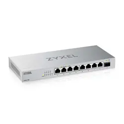 Комутатор, ZyXEL XMG-108 8 Ports 2,5G + 1 SFP+ Desktop MultiGig unmanaged Switch