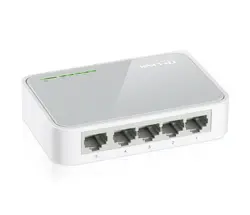Switch TP-Link TL-SF1005D, 5-Port RJ45 10/100Mbps desktop switch, Fanless, Auto Negotiation/Auto MDI/MDIX, Plastic case