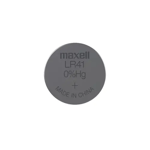 Бутонна микроалкална батерия LR41 /AG3/  10 бр./pack  цена за 1 бр.  MAXELL