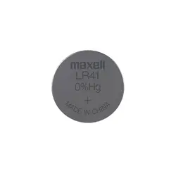 Бутонна микроалкална батерия LR41 /AG3/  10 бр./pack  цена за 1 бр.  MAXELL