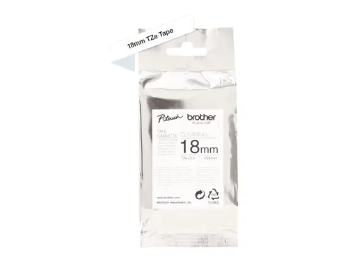 Консуматив, Brother TZe-CL4 18mm Head Cleaning Tape, 18mm x 2.5m
