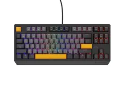 Клавиатура, Genesis Gaming Keyboard Thor 230 TKL Anchor Gray Negative US RGB Mechanical Outemu Red