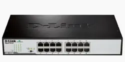 Комутатор, D-Link 16-Port 10/100/1000Mbps Copper Gigabit Ethernet Switch, rack mountable