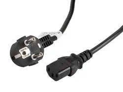 Кабел, Lanberg CEE 7/7 -> IEC 320 C13 power cord 3m VDE, black