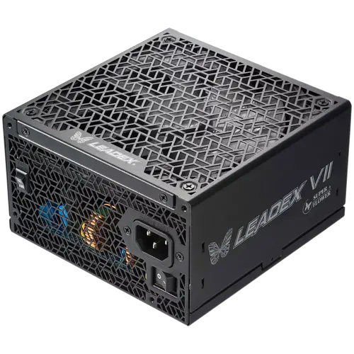 Super Flower Leadex VII Platinum PRO 1000W ATX 3.1, 80 Plus Platinum, Fully Modular, Flat Black Cables, 140mm Fan, 150mmx150mmx86mm, 10 Year Warranty