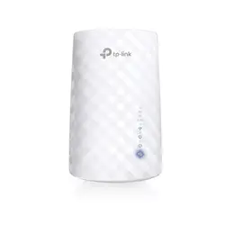 TP-Link RE190 AC750 Wi-Fi Range Extender, Wall Plugged, 433Mbps at 5GHz + 300Mbps at 2.4GHz, 802.11ac/a/b/g/n, WPS and Reset button, 3 internal antennas , intelligent Signal light, OneMesh