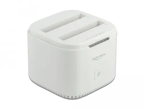 Станция Delock USB-C, За 2 x 2.5″ SATA HDD / SSD, Клониране
