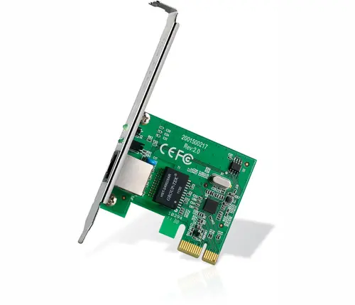 NIC TP-Link TG-3468, 32-bit Gigabit PCIe Network Adapter, Realtek RTL8168B, 10/100/1000Mbps RJ45 port, Auto MDI/MDIX