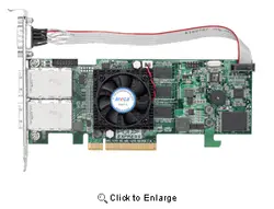 ARC-1223-8x 8 external port SAS 6G RAID /2xSFP-8088/, 800Mhz ROC processor, 512 MB RAM, PCIe 2.0 x8, RAID 0, 1, 10, 3, 5, 6, Single Disk or JBOD