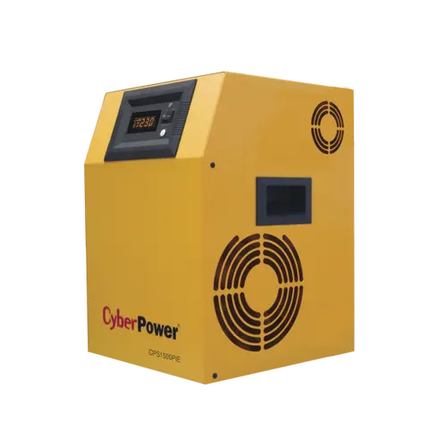 Инвертор 1500VA/1050W, 140-300 Vac, 24 Vdc, 2x Schuko, AVR, синусоидален изход; работи с външни батерии; CPS1500PIE