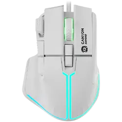 CANYON mouse Fortnax GM-636 RGB 9buttons Wired White