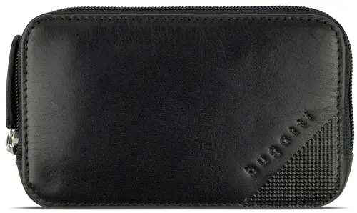 Кожен калъф за ключове Bugatti Nobile, черен